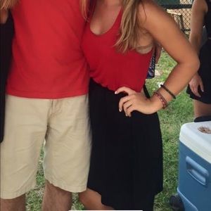 Newbury Kustom dress red and black small